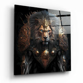 Lion King Glass Wall Art  || Designer Collection - Insigne Art